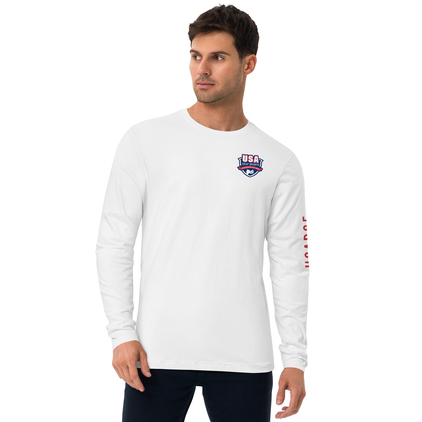 Long Sleeve Fitted Crew